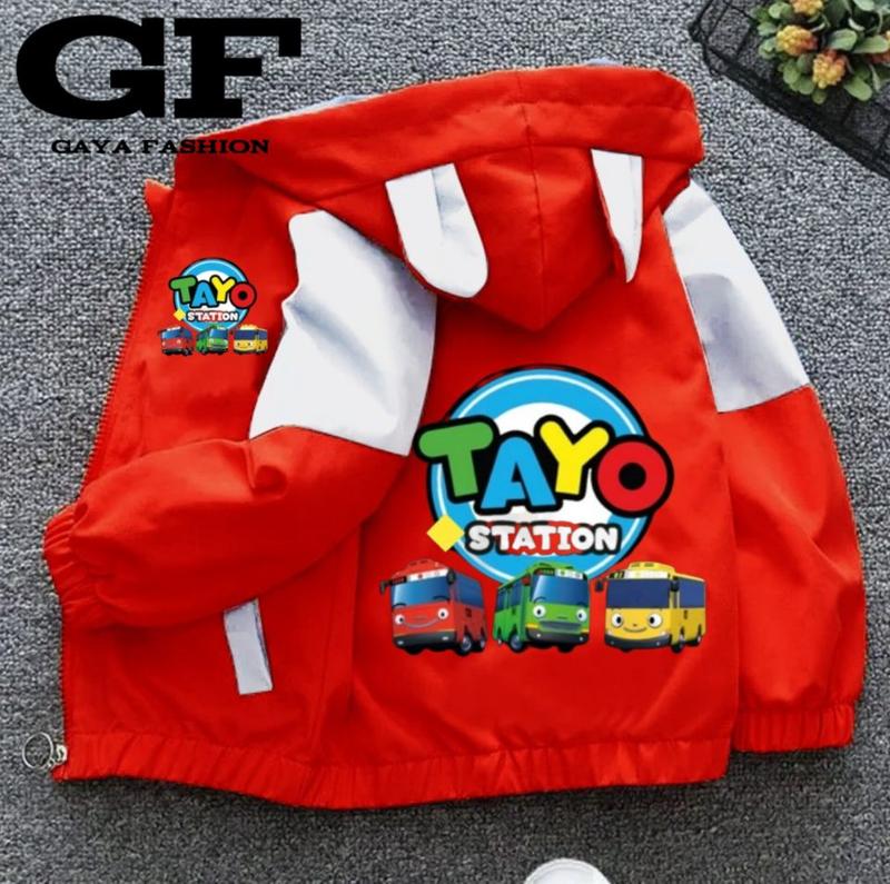 Product Introduction of JAKET ANAK WATERPROOF BAHAN BERKUALITAS BERKARAKTER TAYO 30