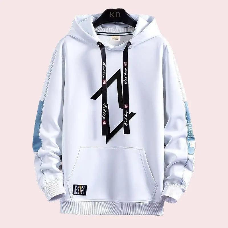 Sweater Hoodie Pria AV Streetstyle Bahan Flece Allsize Terbaru Fleece Tebal Hitam Basic Distro Kuning Panjang Oversize Crewneck Cowok Simple Keren Katun Zipper Sweatshirt 5