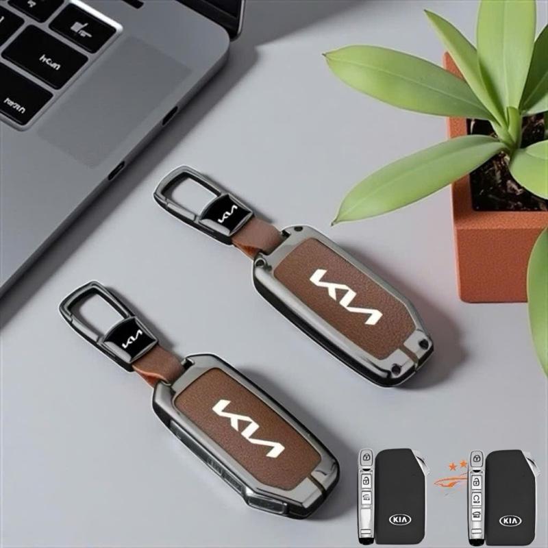  ốp khoá hợp kim cao cấp bảo vệ chìa khoá xe KIA .K3.5.7.cerato. sorento. 3_4_5 nút bấm dùng chung. nút bấm cạnh sườn  mã 12  Móc Khoá bọc  ổ 