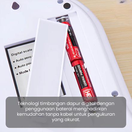 Timbangan Dapur Digital F-111 5kg / Electronic Portable Kitchen Scale 1