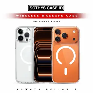 Magsafe Clear Case For IPH 7 7+ 8 8+ SE 2 X XS MAX XR 11 12 13 14 15 16 16E 17 17 AIR PRO MAX PLUS Mini Casing TPU Acrylic Back Cover Protection