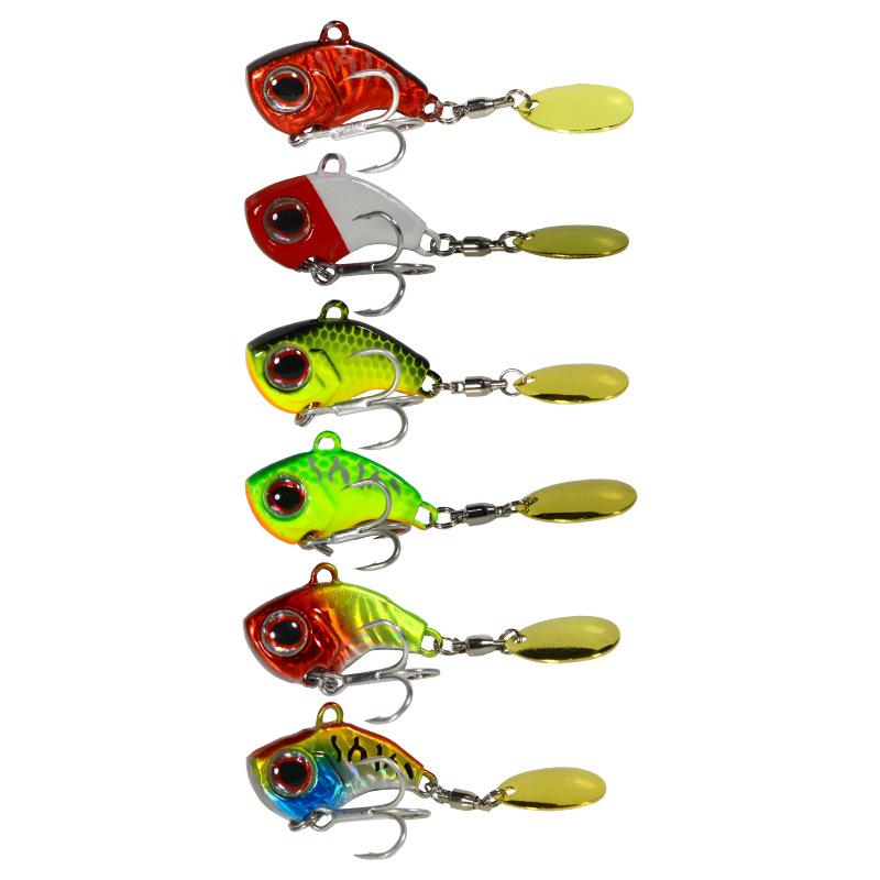5 Pz Metallo VIB 7g Spinner Cucchiaio Esche Da Pesca 5 Pz Metallo VIB 7g Spinner Cucchiaio Esche Da Pesca