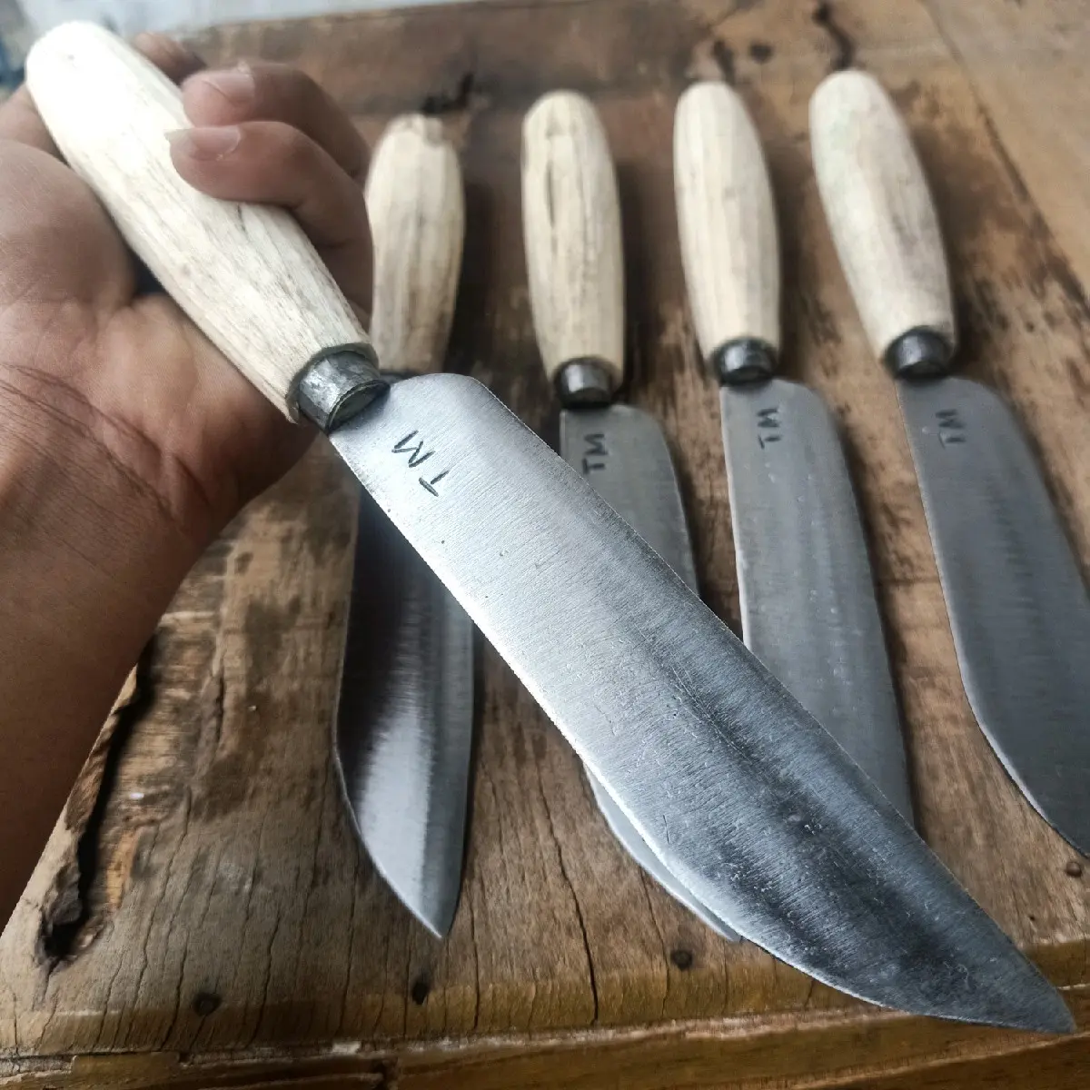Pisau Dapur Madura Asli Cap TM Bahan Baja Plat Pilihan Berkualitas - Kitchenware
