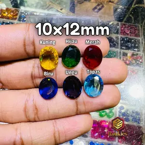 [HANYA BATU] Batu Permata Diamond Kating Oval 10x12mm