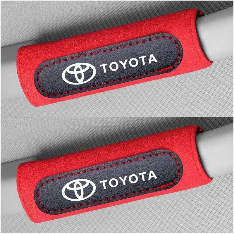 XMT 1 2pcs Toyota Car Interior Roof Handle Protector Leather TikTok xmt-1-2pcs-toyota-car-interior-roof-handle-protector-leather-tiktok