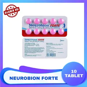 Neurobion Forte Untuk Kebutuhan Vitamin B1, B6, B12 1 Strip - 10 Tablet