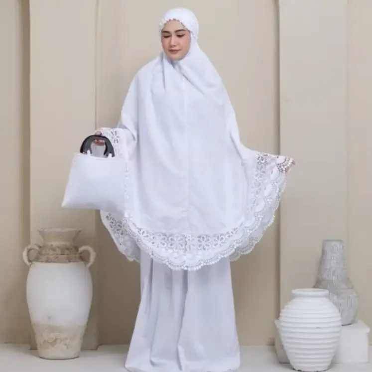 [PROMO]MUKENA KATUN PRADANI MIX PUTIH BERSIH