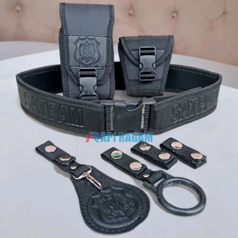 kopel satpam blacker sabuk dinas kain