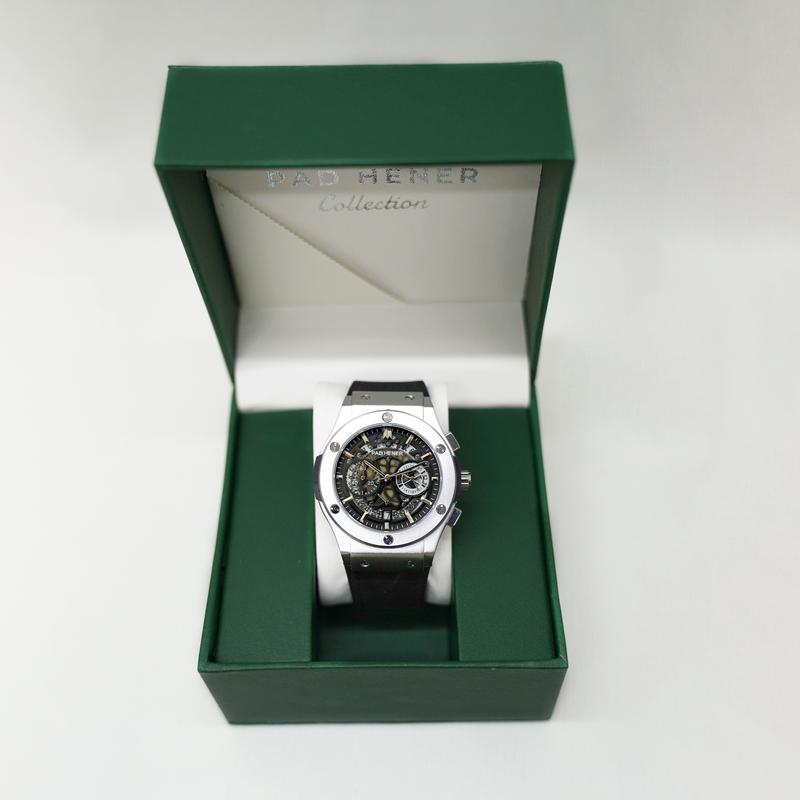 PAD HENER LEXICON Jam Tangan Unisex Analog Original Water Resistant Tali Kulit Keren Luxury Chronograph Quartz Calendar Jam Tangan Cowok Sport COD + Kotak Eksklusif 7