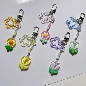 Gantungan Kunci Tas Motif Bunga Bintang Ganci Keychain