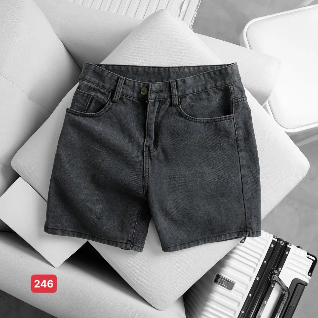 Quần short nam nhiều mẫu cực đẹp chất denim trẻ trung thoải mái thoáng mát  Fashion 24H MS246