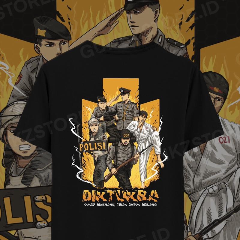 T Shirt DIKTUKBA POLRI V2 by Gunkz 3