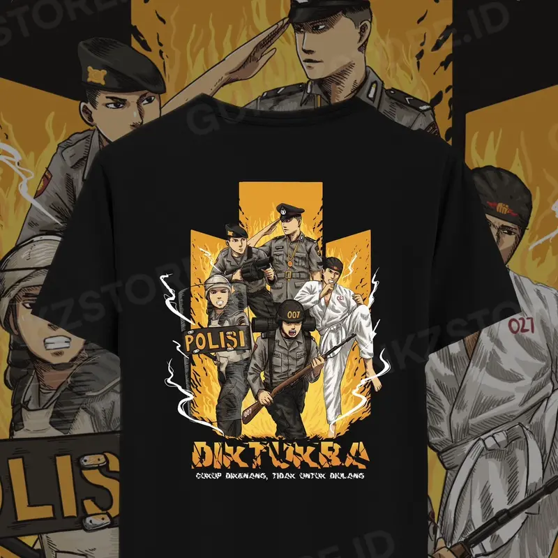 T Shirt DIKTUKBA POLRI V2 by Gunkz 3