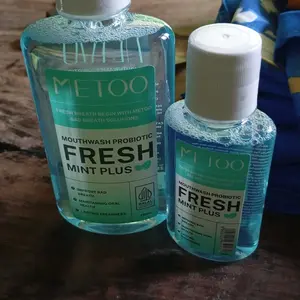 [BPOM] MeToo Mouthwash Fresh Mint / Obat Kumur Probiotik / Nafas segar / Pemutih gigi / obat kumur karang gigi / pembersih gigi / menghilangkan bau mulut / non-alkohol