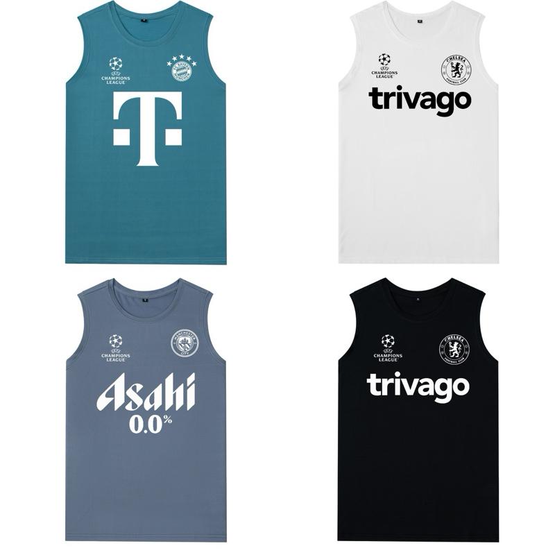 [chen si, bay en, mc] Áo sát nách training các clb logo phản quang, phù hợp cho cả nam và nữ. Chơi thể thao