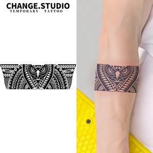 Tatu Lengan Burung Hantu, Tatu Sementara, Tahan 15 Hari, Kalis Air, Tahan Gosok Pelekat Tatu