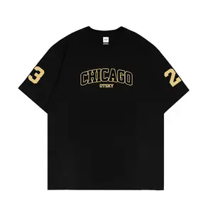 Otsky Kaos Pria Ft Chicago Black X GM006 Cotton 24s