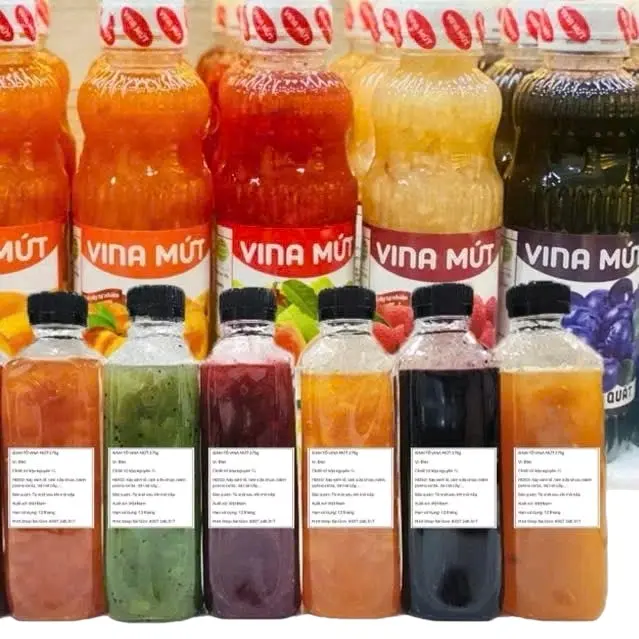 [Chai 275 gam] Sinh tố Vina Mứt đầy đủ các hương vị để làm sinh tố, panna cota, thức uống, làm kem,... syrup