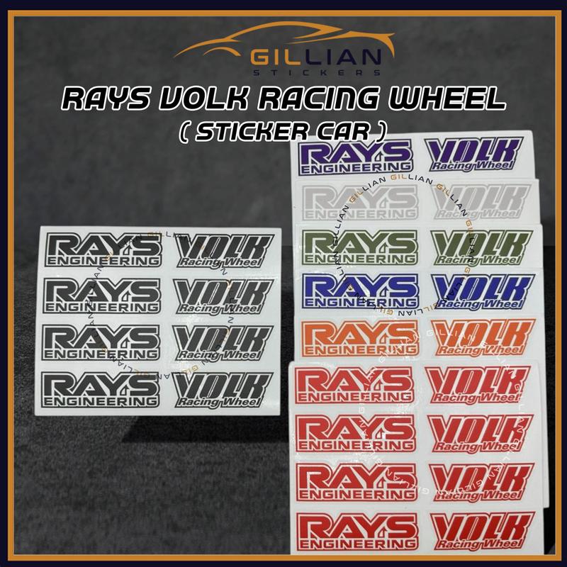 STICKER CAR SPORT RIM RAYS ENGINEERING TE37 (RAYS VOLK RACIN - TikTok ...
