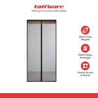 Gambar TaffHOME Tirai Pintu Anti Nyamuk Kelambu Magnetic Door - CNY-121 - Gray- 100 x 210 cm dari Taffware Official Store Kota Administrasi Jakarta Barat 1 Tokopedia