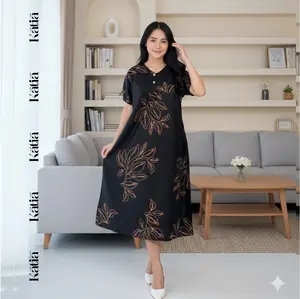 Daster Rayon Semi Premium - LD120 Busui Friendly Model Payung Kain Lembut Nyaman untuk Ibu Muda & Bumil kain Rayon SemiPremium