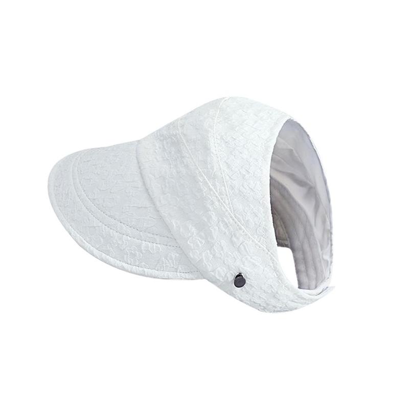 Product Introduction of Summer Women Bucket Hat UV Protection Wide Brim Beach Sun Hats Empty-Top Caps 23