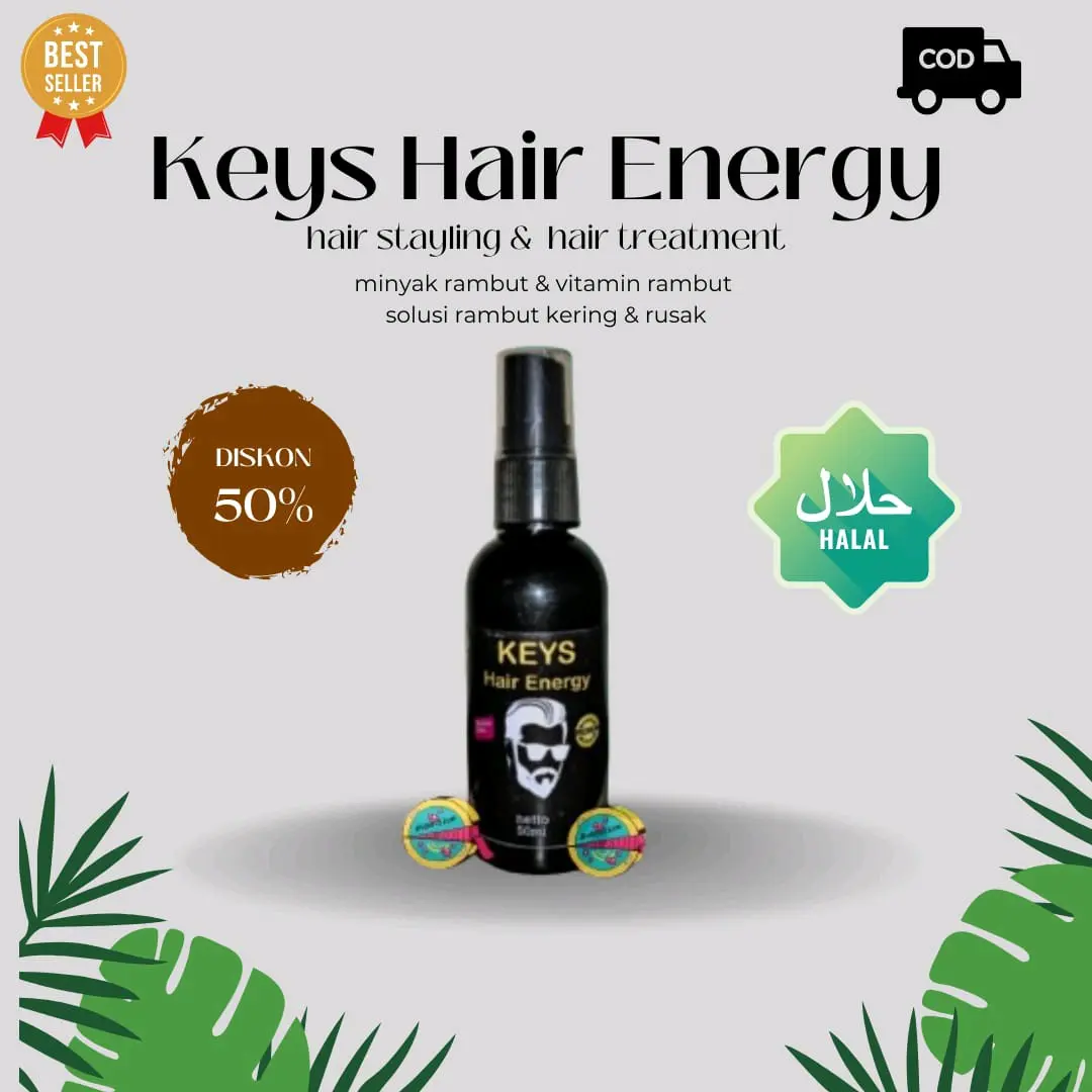 Minyak Rambut Keys Hair energy bisa bikin bisa bikin rambut mebgkulau Haircare Treatment Rontok Menghitamkan Kelapa Ketombe Lemon Shampoo Lebat Lepek Penghitam Perawatan Argan Kering Sampo Melebatkan Extract