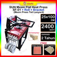 Gambar Mesin Press Lanyard - SUN Flat Heat Press SF-01 25 X 100 CM - SF-01, Surabaya dari Sun Indonesia Kota Surabaya 4 Tokopedia