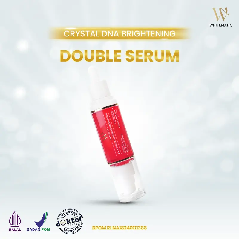 [DAPAT 1 DOUBLE SERUM + SPONS] WHITEMATIC SERUM EXFOLIATING DNA 1
