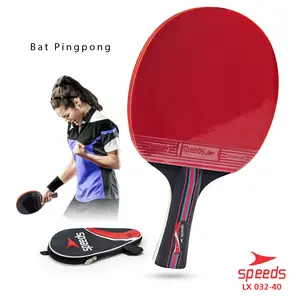 SPEEDS Bet Pingpong Tenis Meja Alat Pukul Tenis Meja Portable Ball Outdoor Pingpong Bet Bad Bat Table Tennis Racket 032-40