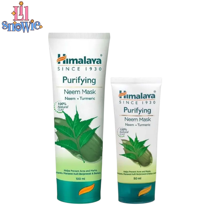 Himalaya Neem Mask 50ml 100ml / Himalaya Face Mask Mengencangkan Muka Masker Wajah Masker Anti Jerawat Kunyit 0
