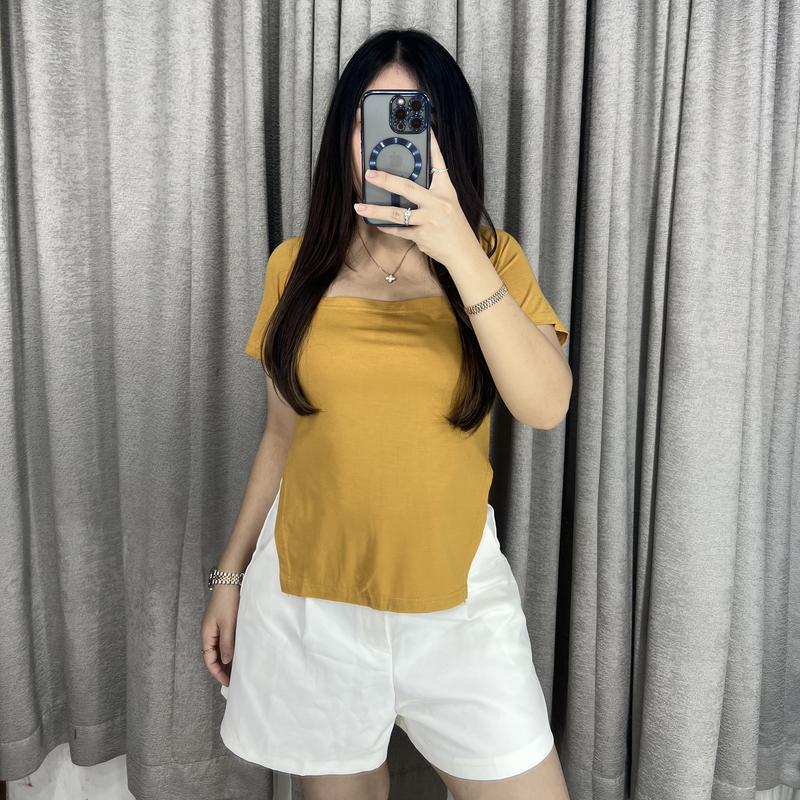 Product Introduction of Aceline Squarneck Top 1898 | Top Squarneck Wanita Kaos Wanita Fashion 4