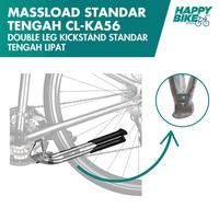 Gambar Massload Double Leg Kickstand Standar Tengah Sepeda Lipat Stand dari Happy Bike Kota Administrasi Jakarta Selatan 5 Tokopedia
