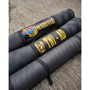 MATRAS GULUNG HITAM CUSTOM LOGO TNI