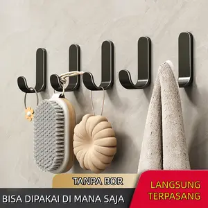 PERMENAT SUPER KUAT TANPA BOR HOOK DINDING TAHAN BEBAN UNTUK SEGALA RUANGAN BISA DIPAKAI DI MANA SAJA LANGSUNG TERPASANG