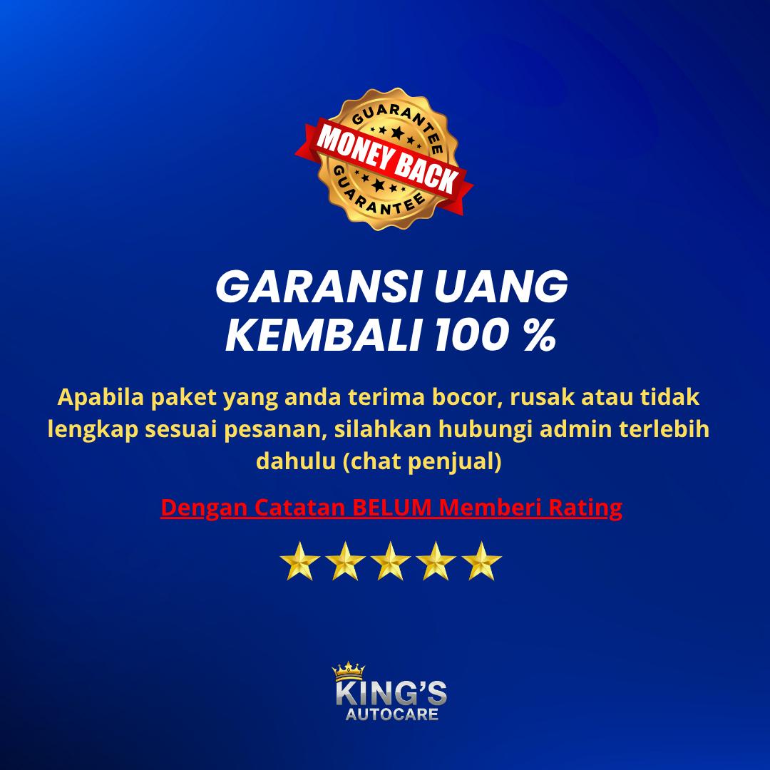 King's Shampoo & Wax Bubble Gum 250ML By King's Autocare Sabun Cuci Kendaraan Motor Mobil Gratis Spons
