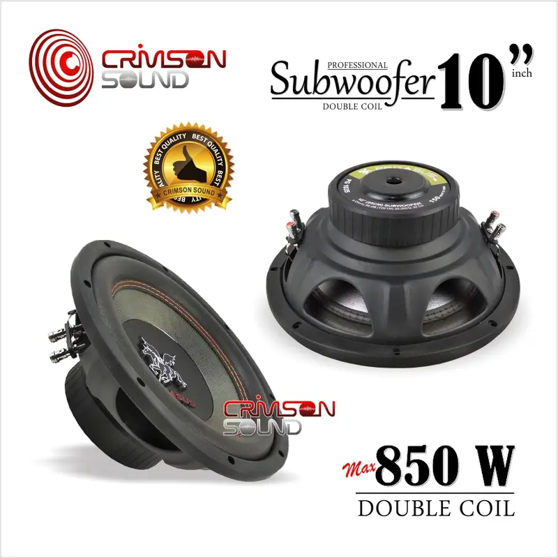 SPEAKER SUBWOOFER 10 INCH PEGASUS PG - 1035 Coil 1