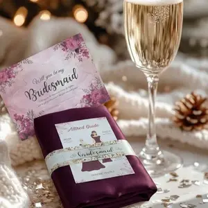 Paket Bridesmaid Kain Satin Polosan Free Paperbag