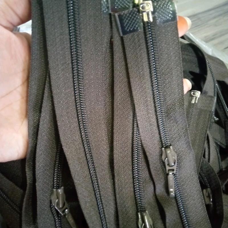 seleting jaket ziplon YKK (7 inc ) Hitam satu lusin 3