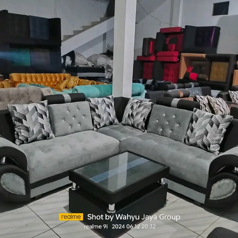 sofa sudut ggs minimalis type 2+2+sudut 5