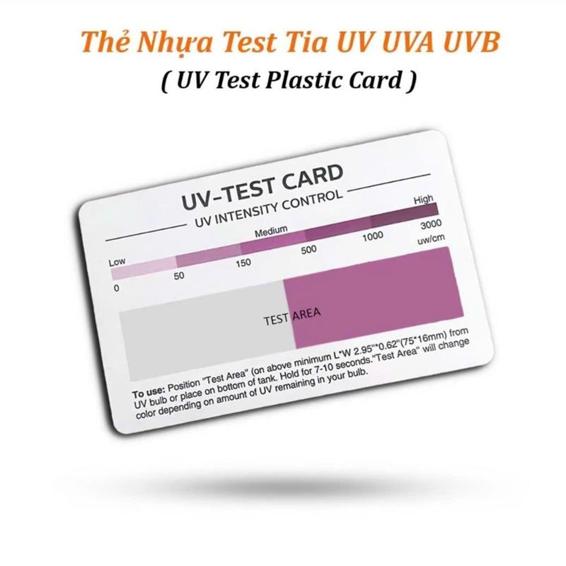Thẻ Test Tia UV, Kiểm Tra Tia Cực Tím Bản Chuẩn Chuyên Dụng - August 2002