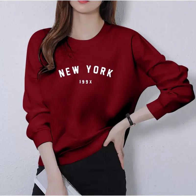 Kaos Lengan Panjang Wanita dewasa/Kaos oblong lengan panjang wanita/Atasan lengan panjang wanita Logo 1