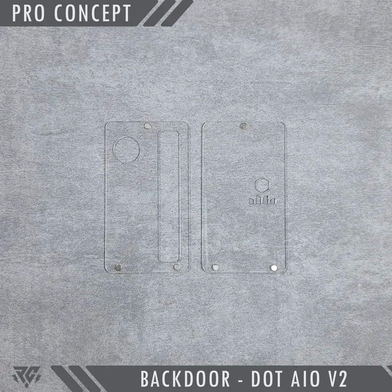 PRO CONCEPT BACKCOVER/DOOR AKRILIK MAGNET CLEAR - ( D~A ) 2