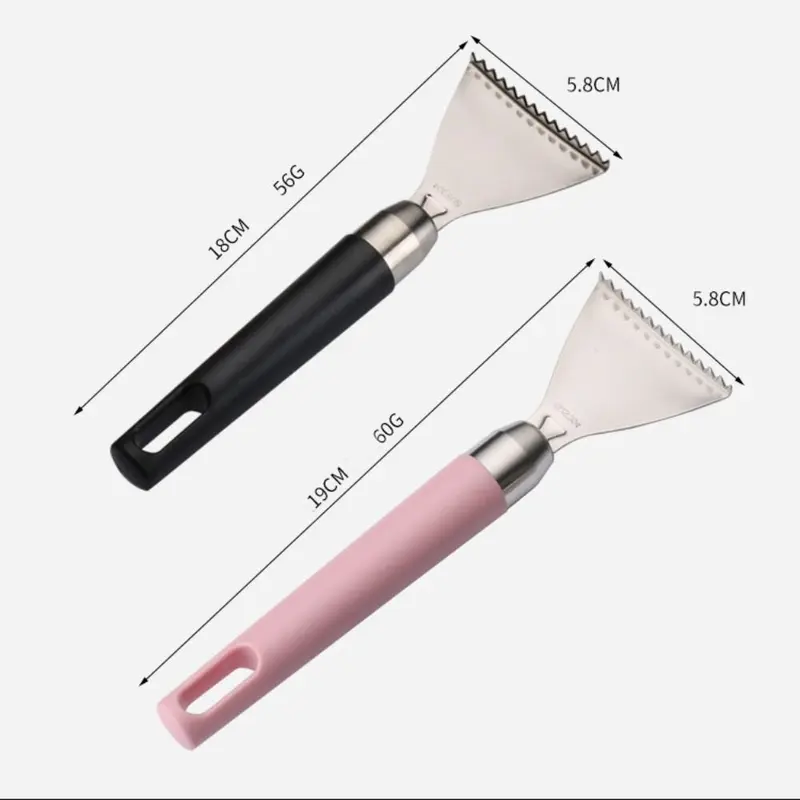 Dụng Cụ Tẩy Vảy Cá, Chất Liệu Thép Không Gỉ, Làm Sẵn Nhanh, Tay Cầm ABS, Thích Hợp Nấu Ăn Và Hải Sản, Dụng Cụ Cạo Vảy Cá Mịn, Dụng Cụ Nhà Bếp 2