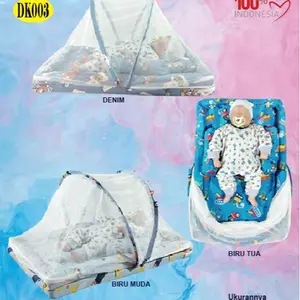 DK003 Kasur Kolam Kelambu Corak