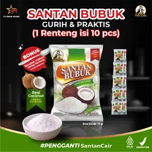 [Santan 13g x 10 pcs] Hadiah Sendok Makan Santan Bubuk Putri Cinta Halal BPOM Kemasan 13 Gram ISI 10 PCS (1 RENTENG)