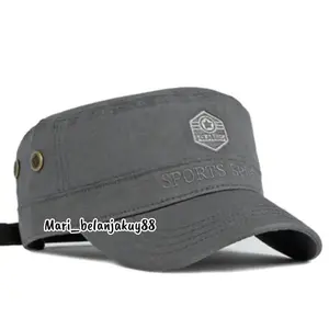 Best Seller Topi Komando Hitam Polos Pria Wanita Topi Komando SPORTS SPIRIT ORIGINAL