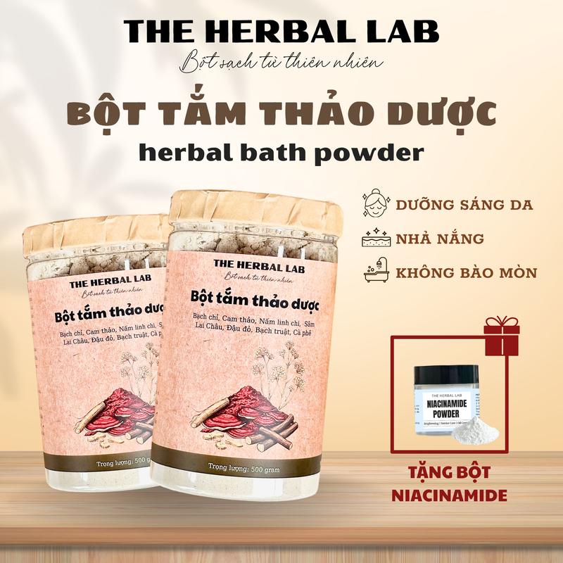 Tặng Niacinamide Bột Tắm Thảo Dược Sáng Da Herbal Bath Powder - Đã Được Kiểm Nghiệm