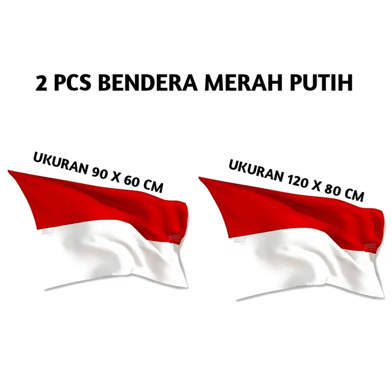 Bendera Umbul gergaji paket 2 in 1 Bendera Indonesia / umbul umbul Warna Bendera merah putih Dekorasi luar ruangan 4