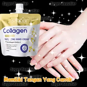 BPOM Asli - Collagen Hand Cream Tangan Kering 30g Krim Tangan Pemutih Kolagen Cream Tangan Keriput dan Kasar Krim Pelembab Tangan Kaki Kering Dan Pecah Drying Anti Cracking Anti Rough Tidak Berminyak Anti Kering Anti Penuaan Whitening Moisturizing